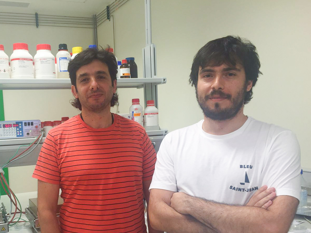 
	Miguel Anaya, primer firmante
	Mauricio Calvo y Gabriel Lozano, coautores del artículo
	Portada en el Journal of Materials Chemistry A